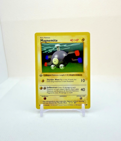 Pokemon 1st Edition Base Set Shadowless Magnemite 53/102 NS1 - Image 1