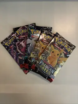 PALDEAN FATES Pokemon Booster Pack Lot / Bundle New Sealed TCG 🪩 5 Packs 🪩 - Image 1