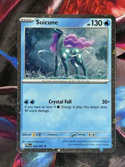 Pokemon Suicune 026/094 Phantasmal Flames (Cosmos Holo) Knockout Box Exclusive - Image 1