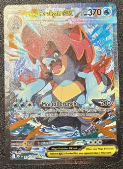 Pokemon TCG Ascended Heroes Mega Feraligatr EX 274/217 SIR - Image 1