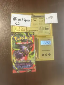 VERY HEAVY! BIG HITUUU 22.56g Phantasmal Flames Pokemon TCG Booster (SEALED) - Image 1