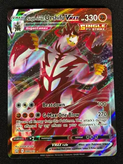 Pokemon Single Strike Urshifu V Max 086/163 Ultra Rare Holo (NM) - Image 1