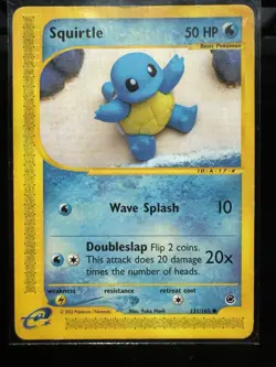 2002 POKEMON EXPEDITION 131 SQUIRTLE - Image 1