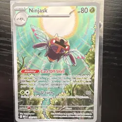 Pokemon Ninjask 137/132 Me01: Mega Evolution Holo Illustration Rare 80HP - Image 1