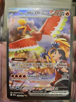 Pokemon TCG Ethan's Ho-Oh EX Sir 230/182 Destined Rivals Mint/Nm Condition - Image 1