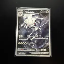 POKEMON Steelix 150/132 Me01: Mega Evolution Holo Rare Full Art - Image 1
