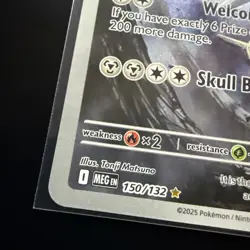 POKEMON Steelix 150/132 Me01: Mega Evolution Holo Rare Full Art - Image 2