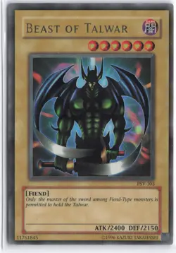 Yugioh - Beast of Talwar PSV-103 Unlimited - Pharaoh's Servant - Image 1