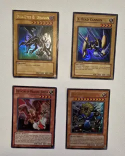 Yu-Gi-Oh! TCG Card Lot Of 4 Holographic Red-Eyes B. Dragon Sphinx Jupiter A7 - Image 1