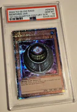 2024 YU-GI-OH! QUARTER CENTURY BONANZA Morphing Jar RA03-EN098 QCR PSA 10 QCSR - Image 2