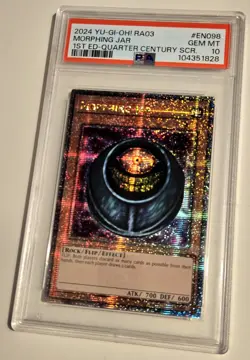 2024 YU-GI-OH! QUARTER CENTURY BONANZA Morphing Jar RA03-EN098 QCR PSA 10 QCSR - Image 3