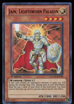 Jain, Lightsworn Paladin LCGX-EN245 Ultra Rare 1st Edition Yu-Gi-Oh - Image 1
