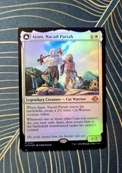Ajani, Nacatl Pariah [PRE RELEASE FOIL] | Prerelease Cards (PRE) | NM EN - Image 1