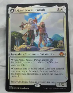 Magic The Gathering MH3 Prerelease Ajani, Nacatl Pariah Foil Card NM - Image 1
