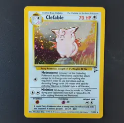 Pokemon Clefable Base Set 2 5/130 Holo Rare 70 HP Stage 1 Pokemon TCG Card - Image 1