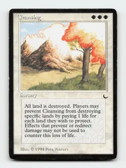 Cleansing The Dark Magic The Gathering MTG Card ENGLISH - Image 1