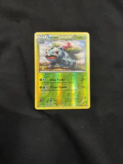Pokemon TCG Ivysaur Card 2/108 Uncommon Dark Explorers B&W Reverse Holo - Image 1