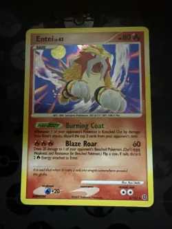 Pokemon Entei Holo Rare TCG Card Secret Wonders 4/132 - Image 1