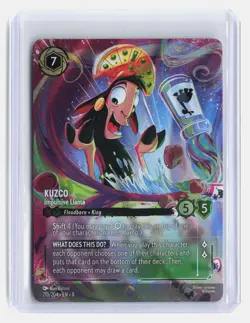 Kuzco Disney Lorcana Reign of Jafar #210/204 Enchanted Rare Cold Foil - Image 1