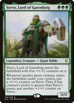 MTG Yorvo, Lord of Garenbrig Throne of Eldraine 185/269 Regular Rare - Image 1