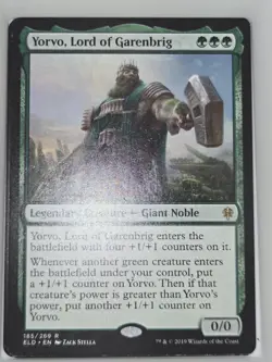 MTG Yorvo, Lord of Garenbrig Throne of Eldraine 185/269 Regular Rare - Image 2