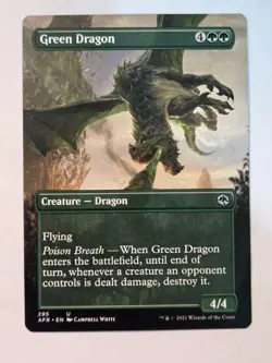 MTG Green Dragon AFR 295 Regular Uncommon - Image 2