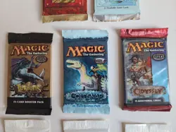 MTG Lot of 8 Vintage Magic Booster Packs 4th Edition, Ice Age, Fallen Empires ++ - Image 4