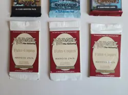 MTG Lot of 8 Vintage Magic Booster Packs 4th Edition, Ice Age, Fallen Empires ++ - Image 5
