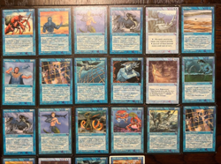 Vintage Magic The Gathering 1994 Blue Deck Black Boarder Lot 22 - Image 2
