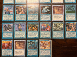 Vintage Magic The Gathering 1994 Blue Deck Black Boarder Lot 22 - Image 3