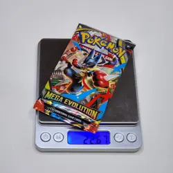 VERY HEAVY! 22.67g Pokemon TCG Mega Evolution Booster Pack - Factory Sealed - Image 1