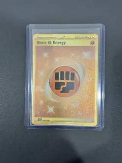 Basic Fighting Energy 258/198 Gold Secret Rare Scarlet & Violet SV1 Pokemon TCG - Image 1