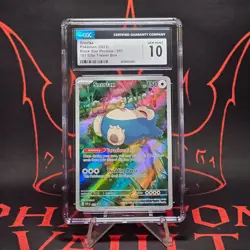 CCC 10 Snorlax 151 Black Star Promo 2023 Pokemon Scarlet and Violet - Image 1