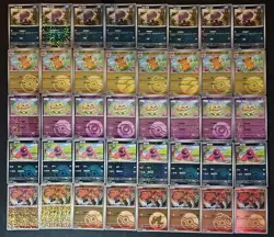 2025 Pokemon TCG S-Chinese Master Ball Pawmo Vulpix Pikachu Lot 40 JL89 - Image 1