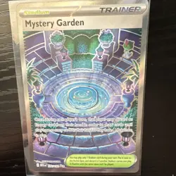 Pokemon Mystery Garden 172/132 Me01: Mega Evolution Trainer Ultra Rare Full Art. - Image 1