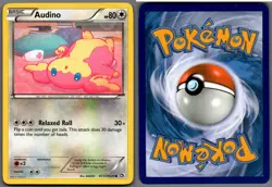 2013 Pokemon, Legendary Treasures, #RC17/RC25 Audino, Holo Common - Image 1