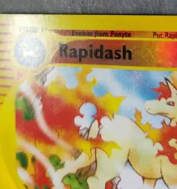 Rare, Reverse Holo Pokemon Expedition Set Rapidash 62/165 (English) - Image 2