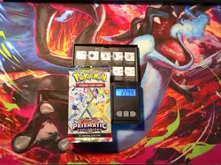 VERY HEAVY! GOD PACKUUU 22.44g Prismatic Evolutions Pokemon TCG Booster (SEALED) - Image 1