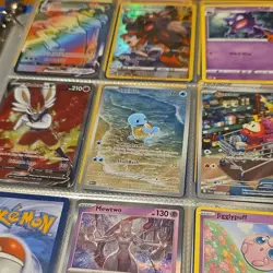 Pokemon TCG Binder Lot Sword & Shield Scarlet Violet Pikachu Mewtwo Squirtle - Image 1