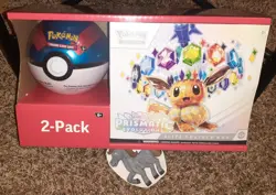 2 PACK POKEMON TCG SCARLET & VIOLET PRISMATIC EVOLUTIONS TRAINER BOX SEALED HTF - Image 1