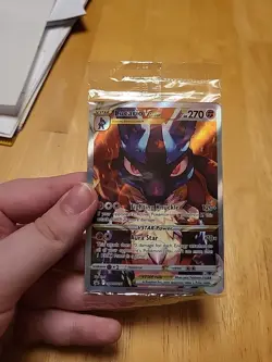 Pokemon TCG Crown Zenith Lucario VSTAR SWSH291 Promo Sealed - Image 1