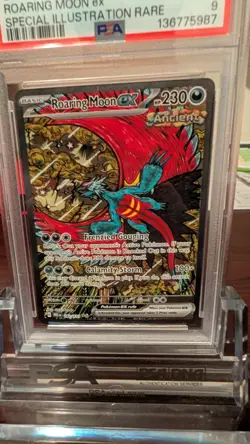 2025 POKEMON PRE EN-PRISMATIC EVOLUTIONS #162 ROARING MOON EX PSA 9 - Image 2