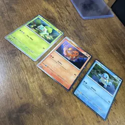 Pokemon TCG Charmander Bulbasaur Squirtle 151 Blk Star Promos 2023 FULL SET NM - Image 5