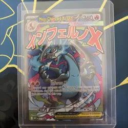 Mega Charizard X ex 2025 Pokemon Mega Evolution Promo #023 Black Star Promo Holo - Image 1