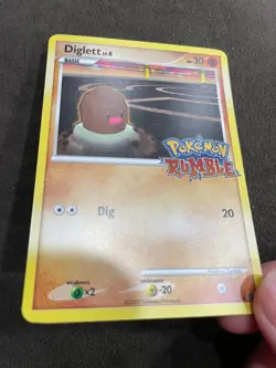 Diglett 11/16 Pokemon Rumble Set Stamped 2009 English NM - Image 5