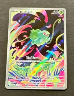 2025 POKEMON MEGA EVOLUTION BULBASAUR ILLUSTRATION RARE #133/132 - Image 1
