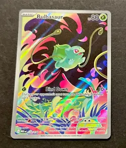 2025 POKEMON MEGA EVOLUTION BULBASAUR ILLUSTRATION RARE #133/132 - Image 2