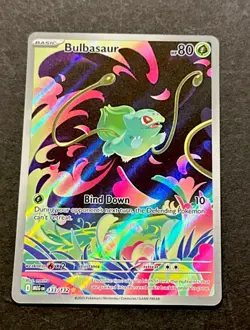 2025 POKEMON MEGA EVOLUTION BULBASAUR ILLUSTRATION RARE #133/132 - Image 5