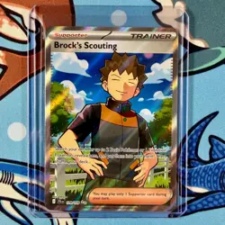 Brock's Scouting 179/159 Pokemon Journey Together Ultra Rare - English JTG - Image 1