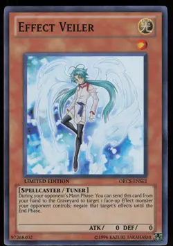 Effect Veiler ORCS-ENSE1 Super Rare Order of Chaos: Special Edition Yu-Gi-Oh - Image 1